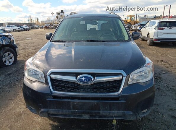 JF2SJAVC7GH549884 2016 SUBARU FORESTER 2.5I TO Черный Вид спереди