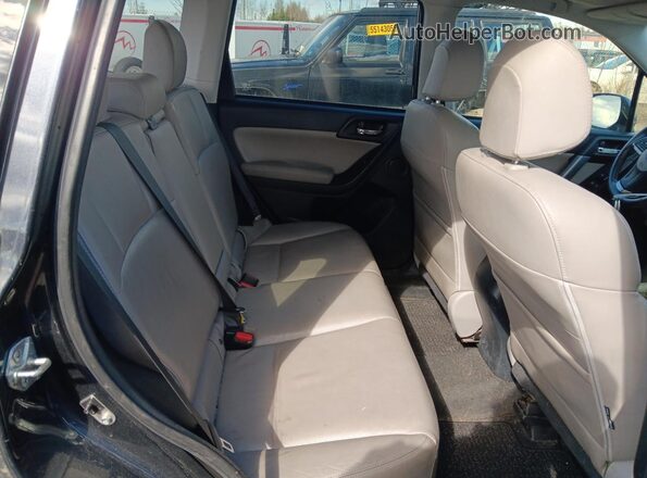 JF2SJAVC7GH549884 2016 SUBARU FORESTER 2.5I TO Черный Вид задних сидений