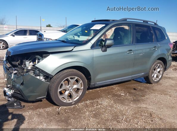 JF2SJAWC0HH547832 2017 SUBARU FORESTER 2.5I TO Зеленый Передняя левая четверть