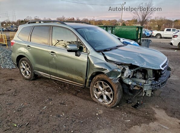 JF2SJAWC0JH490263 2018 SUBARU FORESTER 2.5I TO Зеленый Передняя правая четверть