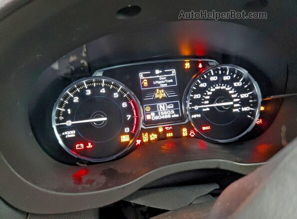JF2SJAWC2JH617482 2018 SUBARU FORESTER 2.5I TO Brown Սարքավորումների վահանակի տեսք