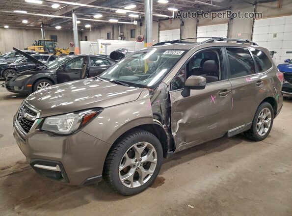 JF2SJAWC4JH546429 2018 SUBARU FORESTER 2.5I TO Серый Передняя левая четверть