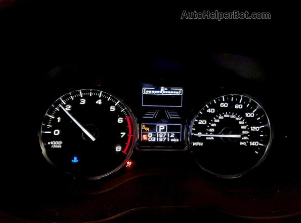 JF2SJAWC4JH546429 2018 SUBARU FORESTER 2.5I TO Серый Вид щитка приборов