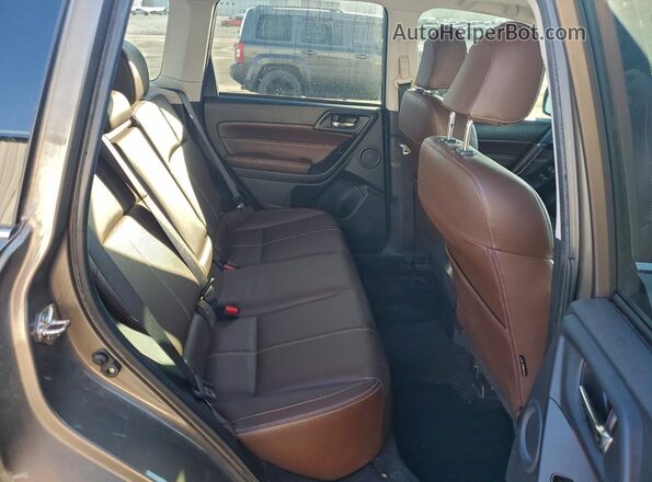JF2SJAWC7HH434556 2017 SUBARU FORESTER 2.5I TO Коричневый Вид задних сидений