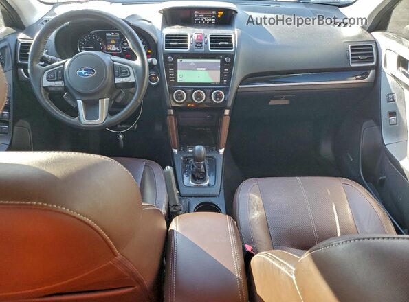 JF2SJAWC7HH434556 2017 SUBARU FORESTER 2.5I TO Коричневый Вид панели приборов