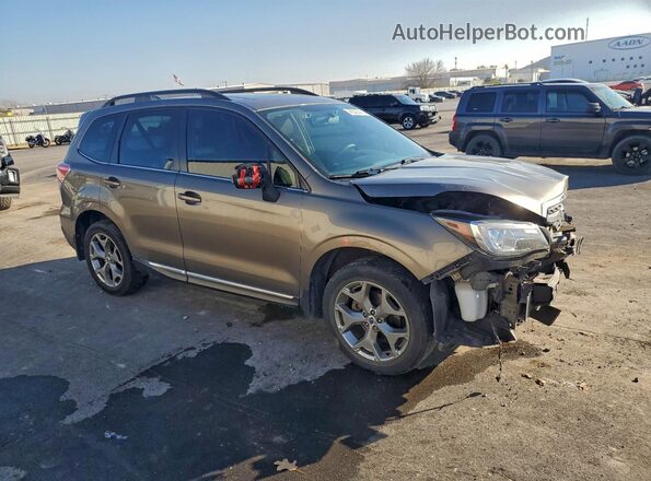JF2SJAWC7HH434556 2017 SUBARU FORESTER 2.5I TO Коричневый Передняя правая четверть