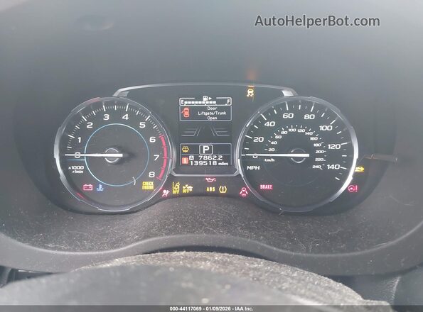 JF2SJAWC7HH555376 2017 SUBARU FORESTER 2.5I TO Серый Вид задних сидений