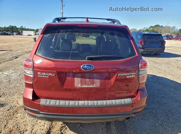 JF2SJAXC8GH456546 2016 SUBARU FORESTER 2.5I TO Красный Вид сзади