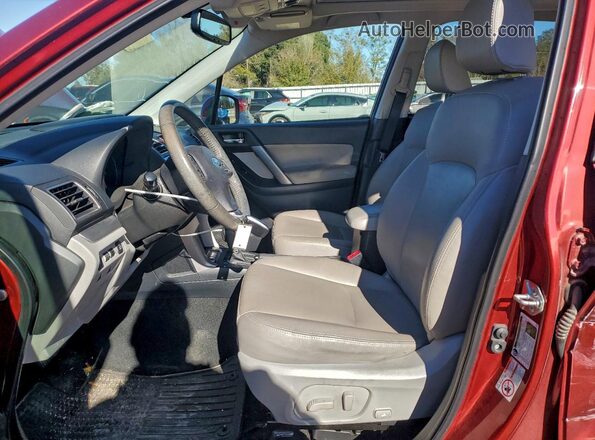JF2SJAXC8GH456546 2016 SUBARU FORESTER 2.5I TO Красный Вид салона спереди