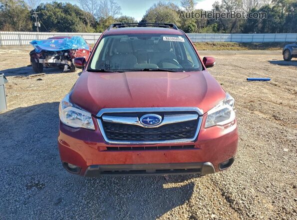 JF2SJAXC8GH456546 2016 SUBARU FORESTER 2.5I TO Красный Вид спереди