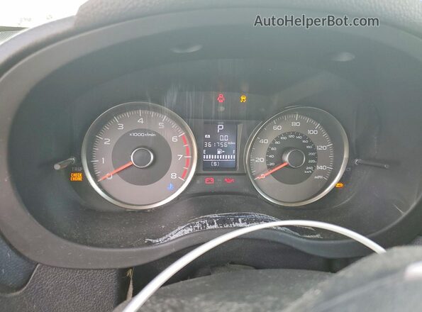 JF2SJGDC7GH475838 2016 SUBARU FORESTER2. Белый Вид щитка приборов