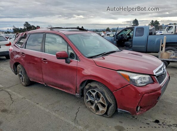 JF2SJGDC8GH549848 2016 SUBARU FORESTER2. Бордовый Передняя правая четверть