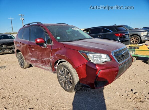 JF2SJGEC8JH446676 2018 SUBARU FORESTER2. Темно-бордовый Передняя правая четверть