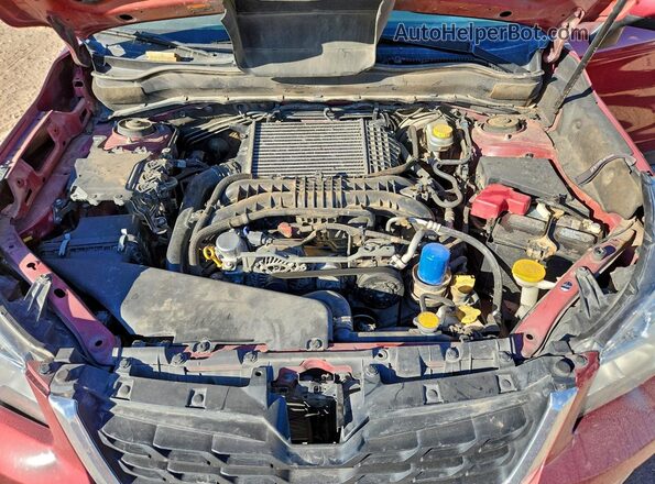 JF2SJGEC8JH446676 2018 SUBARU FORESTER2. Темно-бордовый Вид подкапотного пространства
