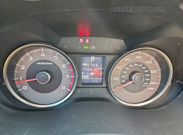 JF2SJGEC8JH446676 2018 SUBARU FORESTER2. Темно-бордовый Вид щитка приборов