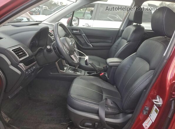 JF2SJGTC3HH413047 2017 SUBARU FORESTER2. Maroon Widok wnętrza z przodu