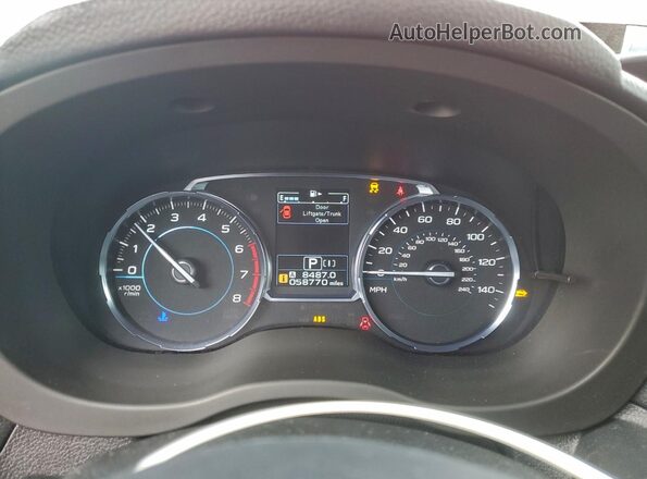 JF2SJGTC3HH413047 2017 SUBARU FORESTER2. Maroon Widok zestawu wskaźników