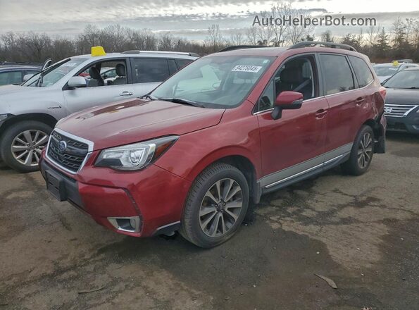 JF2SJGTC3HH413047 2017 SUBARU FORESTER2. Maroon Przód lewy