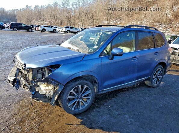 JF2SJGTC8HH420656 2017 SUBARU FORESTER2. Синий Передняя левая четверть