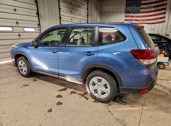 JF2SKAAC3NH500942 2022 SUBARU FORESTER Blue Trasero izquierdo
