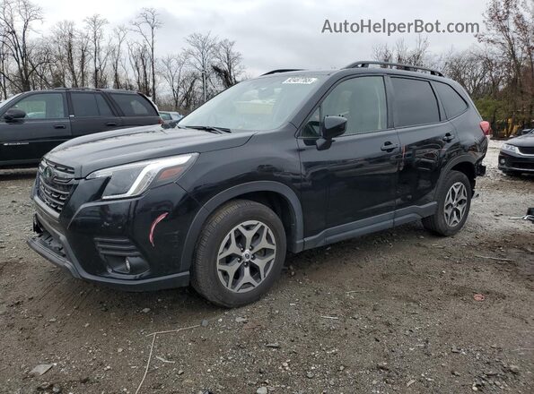 JF2SKACC2RH474238 2024 SUBARU FORESTER Черный Передняя левая четверть