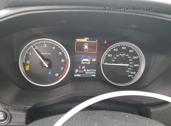 JF2SKACC2RH474238 2024 SUBARU FORESTER Черный Вид щитка приборов