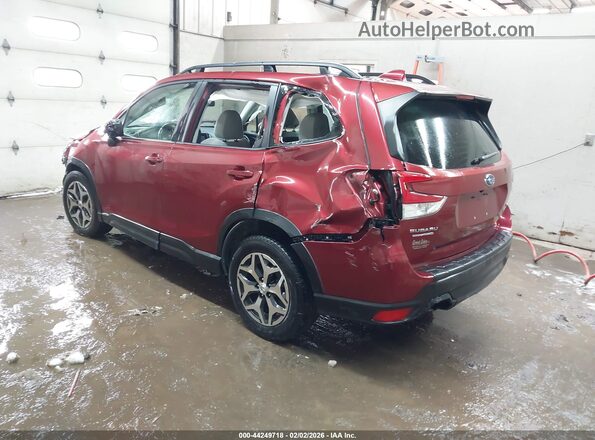 JF2SKAEC5NH404031 2022 SUBARU FORESTER Red Rear left
