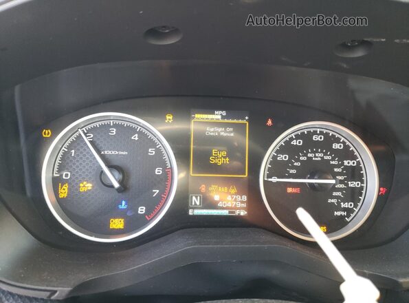 JF2SKAPC8PH425469 2023 SUBARU FORESTER Серый Вид щитка приборов