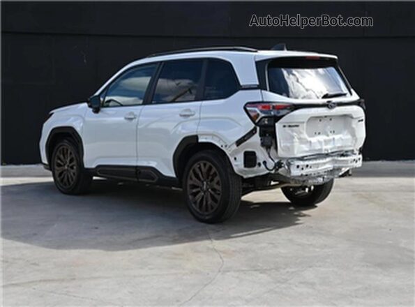 JF2SLDHC1SH490749 2025 SUBARU FORESTER White Przód prawy