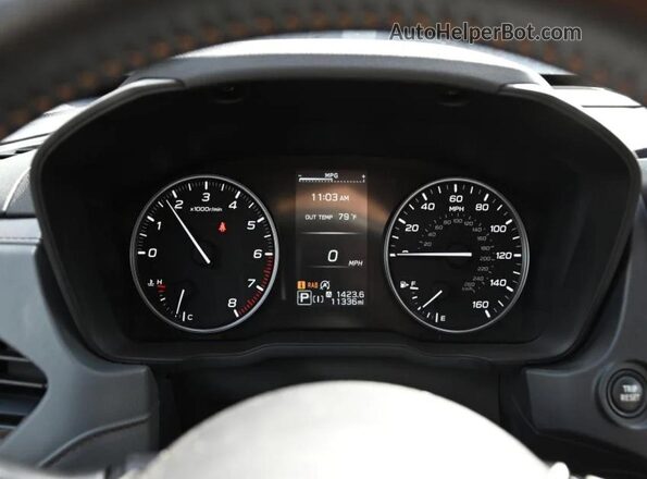 JF2SLDHC1SH490749 2025 SUBARU FORESTER White Widok zestawu wskaźników