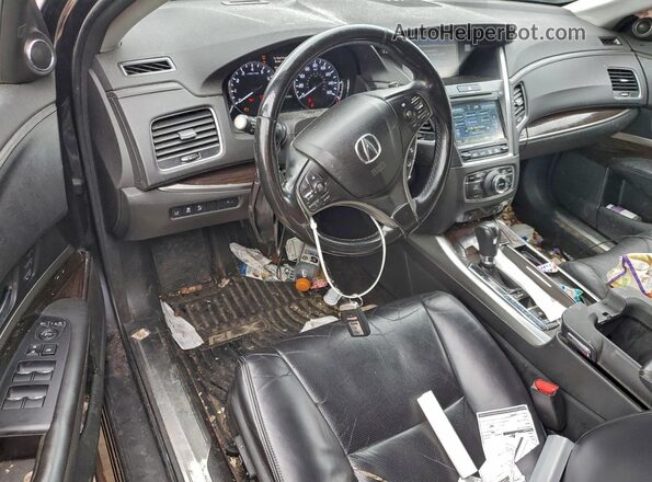 JH4KC1F51GC000749 2016 ACURA RLX Gray Widok deski rozdzielczej