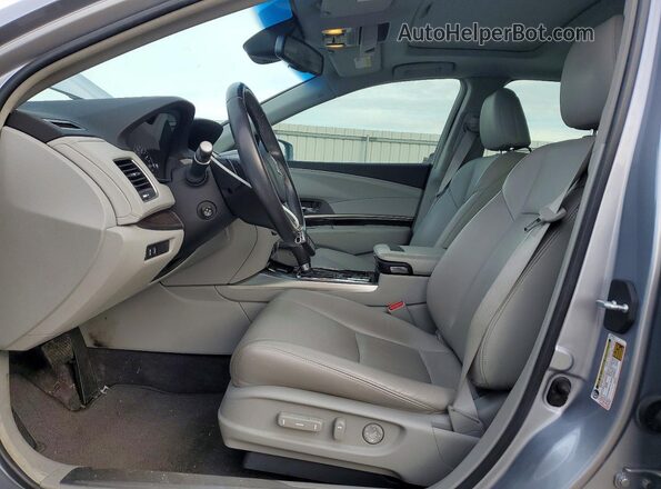 JH4KC1F52HC000986 2017 ACURA RLX Серебряный Вид салона спереди