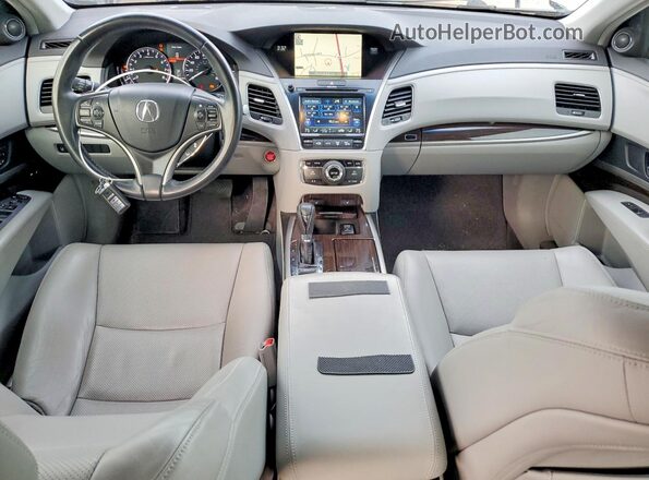 JH4KC1F52HC000986 2017 ACURA RLX Серебряный Вид панели приборов