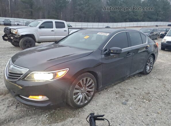 JH4KC1F54GC001832 2016 ACURA RLX Черный Передняя левая четверть