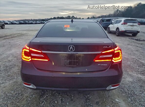 JH4KC1F54GC001832 2016 ACURA RLX Черный Вид сзади
