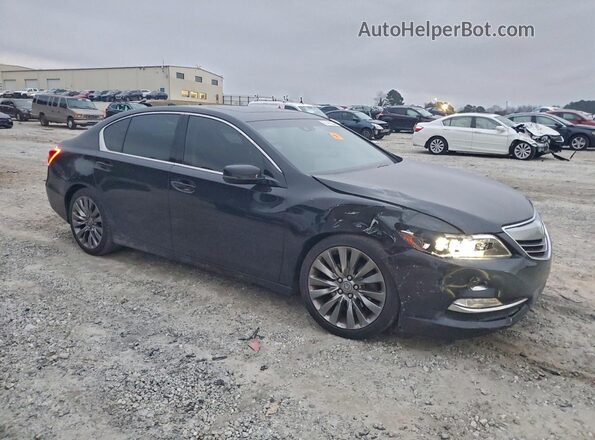 JH4KC1F54GC001832 2016 ACURA RLX Черный Передняя правая четверть
