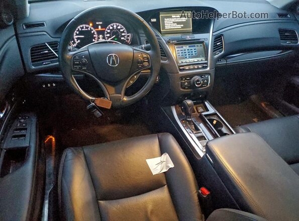 JH4KC1F54GC001832 2016 ACURA RLX Черный Вид панели приборов