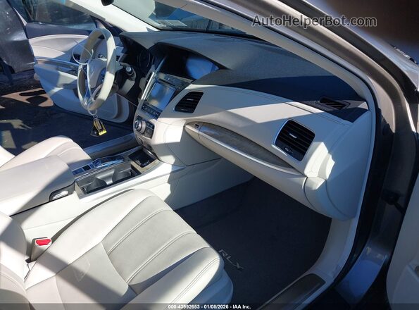 JH4KC1F55LC000232 2020 ACURA RLX Beige Widok wnętrza z przodu