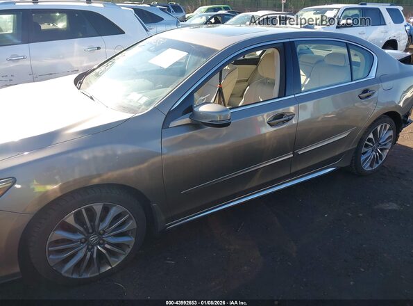 JH4KC1F55LC000232 2020 ACURA RLX Beige Widok wnętrza 360 stopni