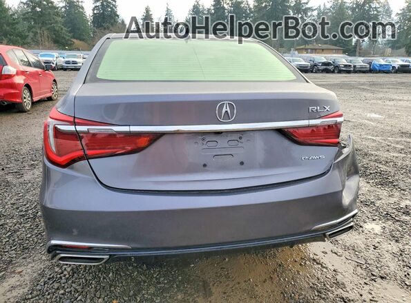 JH4KC1F57JC000374 2018 ACURA RLX Серый Вид сзади