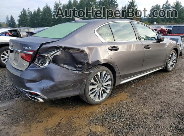 JH4KC1F57JC000374 2018 ACURA RLX Серый Задняя правая четверть