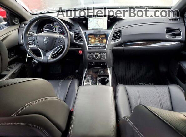 JH4KC1F57JC000374 2018 ACURA RLX Серый Вид панели приборов