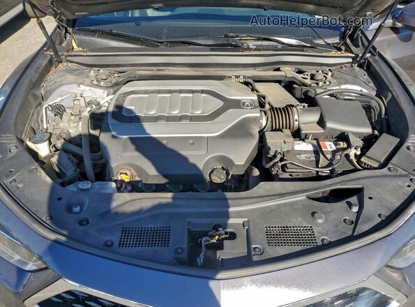 JH4KC1F58JC000058 2018 ACURA RLX Серый Вид задней части салона