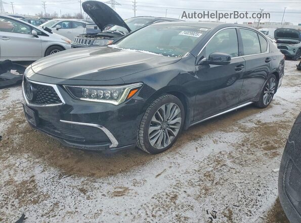 JH4KC1F58JC000741 2018 ACURA RLX Черный Задняя левая четверть