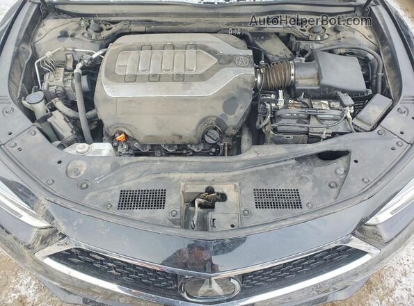 JH4KC1F58JC000741 2018 ACURA RLX Черный Вид подкапотного пространства