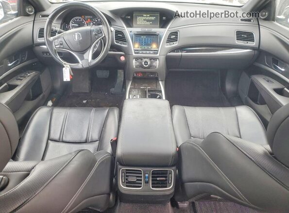 JH4KC1F58JC000741 2018 ACURA RLX Черный Вид щитка приборов