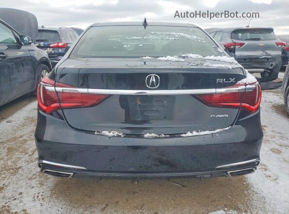 JH4KC1F58JC000741 2018 ACURA RLX Черный Вид салона спереди
