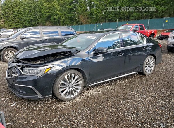 JH4KC1F58JC001503 2018 ACURA RLX Черный Передняя левая четверть