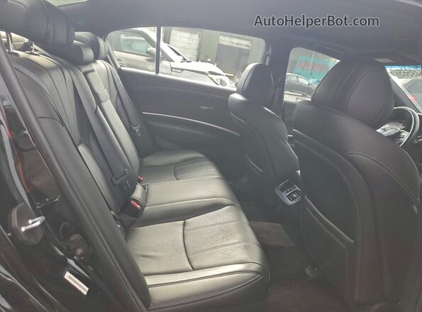 JH4KC1F58JC001503 2018 ACURA RLX Черный Вид задних сидений