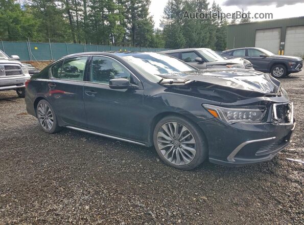 JH4KC1F58JC001503 2018 ACURA RLX Черный Передняя правая четверть
